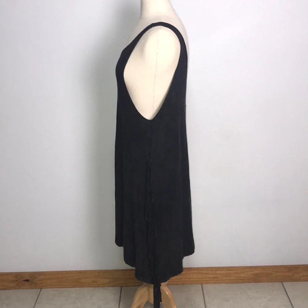 LAST CALL NWT POL distressed soft fringed layering tunic SM beach boho NFR swim